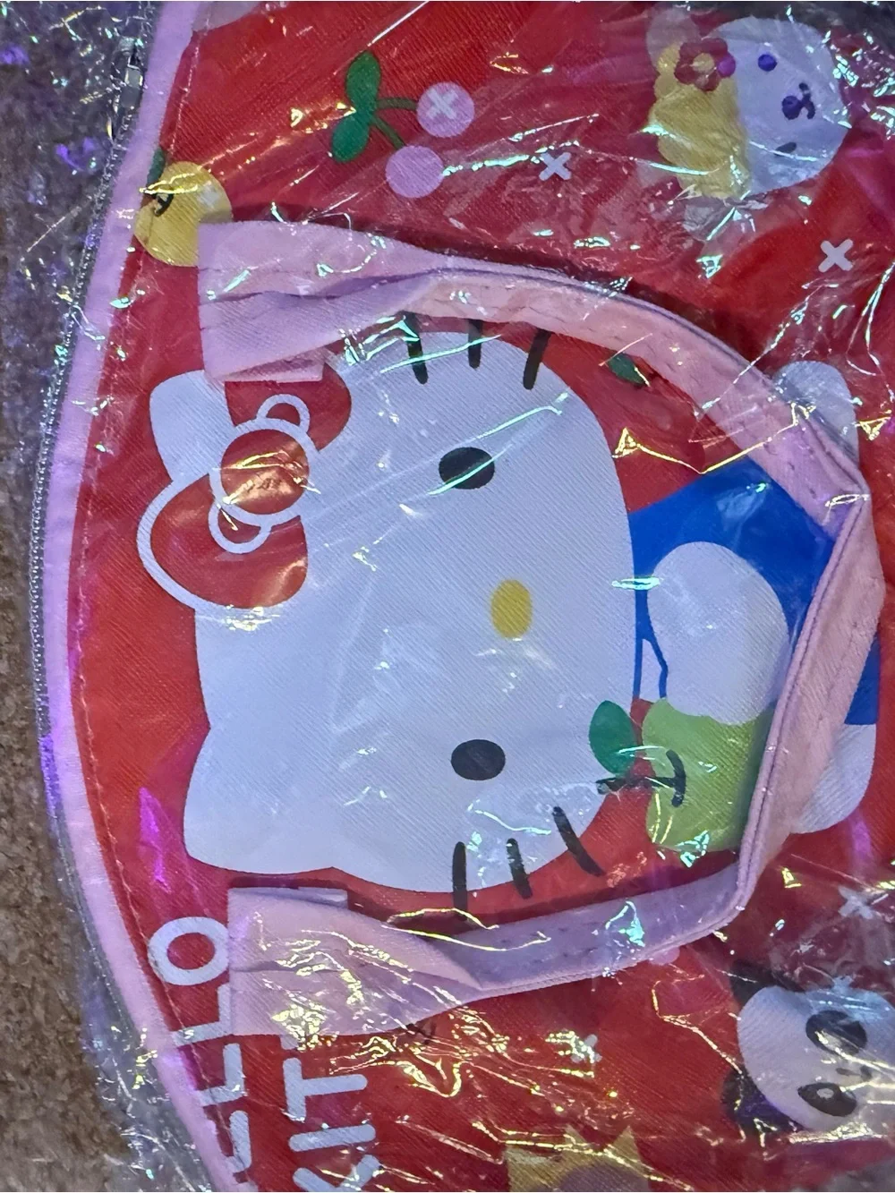 Hello Kitty Red and Pink Kids Top-Handle Satchel